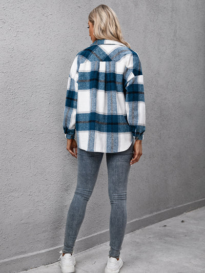 BEAUTIFUL I AM Plaid Long Sleeve Shirt