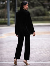 BEAUTIFUL I AM Long Sleeve Blazer and Pants Set