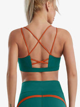 BEAUTIFUL I AM Crisscross Sports Bra