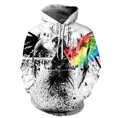 ETERNAL DIVINE APPAREL Full Size Printed Drawstring Hoodie with Pockets