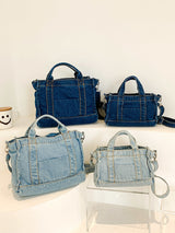 BEAUTIFUL I AM Denim Shoulder Bag