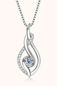 BEAUTIFUL I AM Moissanite Jewelry 925 Sterling Silver Necklace