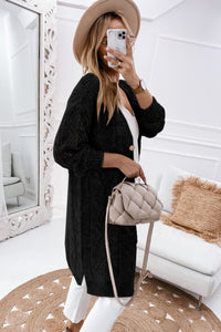 BEAUTIFUL I AM V-Neck Long Sleeve Cardigan