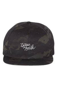 EG3BEATS MERCH LIFE Multicam Black Premium Snapback Hat