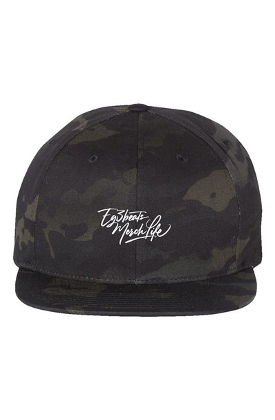 EG3BEATS MERCH LIFE Multicam Black Premium Snapback Hat