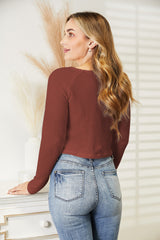 BEAUTIFUL I AM Full Size Long Sleeve Cropped Top Shirt