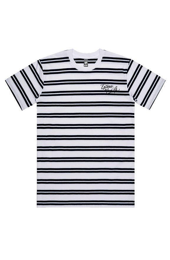 EG3BEATS MERCH LIFE Classic Stripe T-Shirt