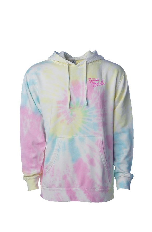 EG3BEATS MERCH LIFEE Tie Dye Sunset Swirl Hoodie