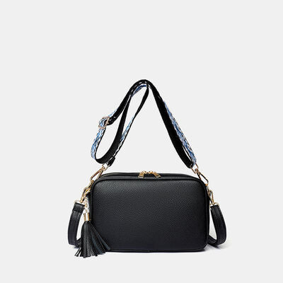 BEAUTIFUL I AM Tassel PU Leather Crossbody Bag