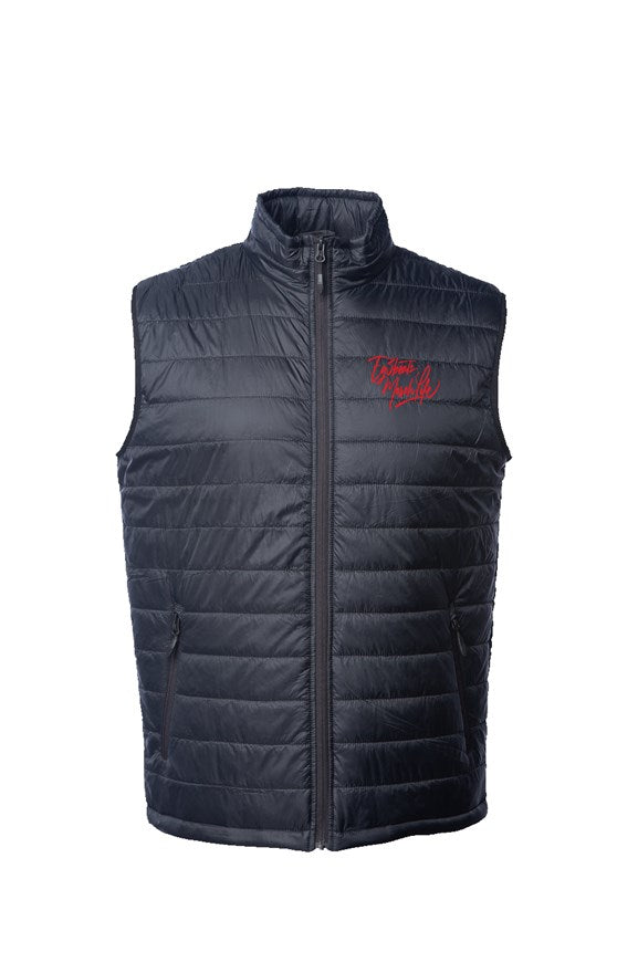 EG3BEATS MERCH LIFE Mens Puffer Vest Packable Jacket