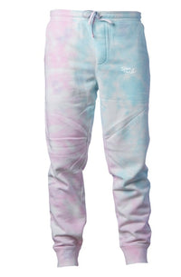 EG3BEATS MERCH LIFE Cotton Candy Tie Dye Jogger Pants