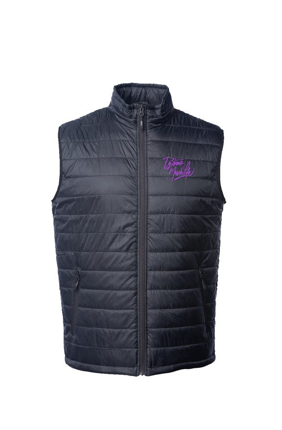 EG3BEATS MERCH LIFE MENS PUFFER VEST PACKABLE JACKET