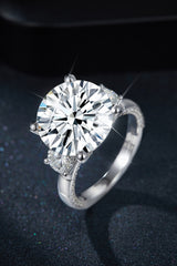 BEAUTIFUL I AM 8.6 Carat Moissanite Jewelry  Platinum-Plated Ring