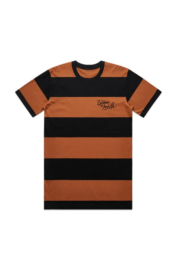 EG3BEATS MERCH LIFE Wide Stripe T-Shirt