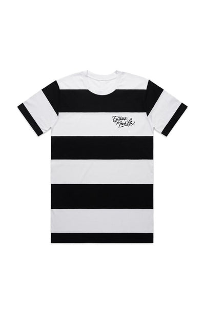 EG3BEATS MERCH LIFE Wide Stripe T-Shirt