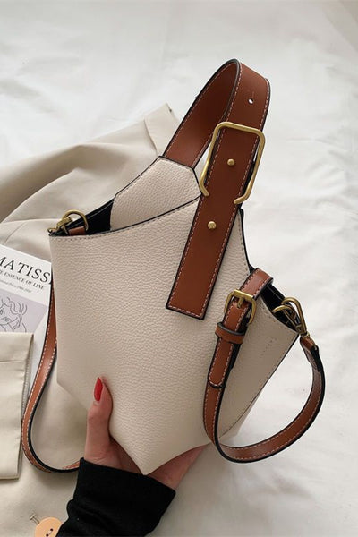 BEAUTIFUL I AM Fashion PU Leather Bucket Bag