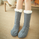 BEAUTIFUL I AM Contrast Winter Socks