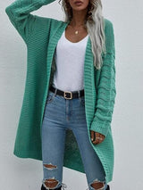 BEAUTIFUL I AM Open Front Long Sleeve Cardigan