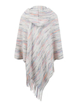 BEAUTIFUL I AM Fringe Hem Hooded Poncho