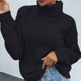 BEAUTIFUL I AM Turtle Neck Long Sleeve Sweater