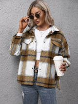 BEAUTIFUL I AM Plaid Long Sleeve Shirt