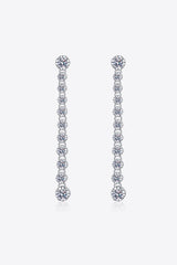 BEAUTIFUL I AM 1.18 Carat Moissanite Jewelry Long Earrings