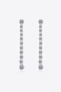 BEAUTIFUL I AM 1.18 Carat Moissanite Jewelry Long Earrings