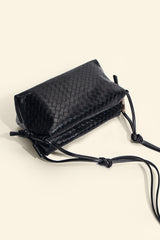 BEAUTIFUL I AM PU Leather Knot Detail Shoulder Bag