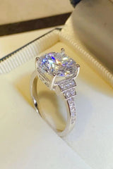 BEAUTIFUL I AM 5 Carat Moissanite Jewelry 925 Sterling Silver Ring