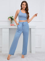 BEAUTIFUL I AM Tank, Cardigan, and Pants Set