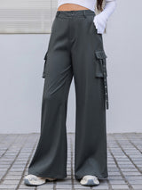 BEAUTIFUL I AM Wide Leg Cargo Pants