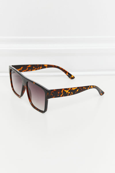 BEAUTIFUL I AM Tortoiseshell Square Full Rim Sunglasses