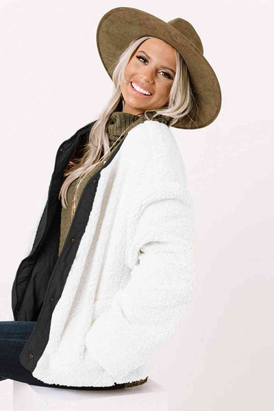 BEAUTIFUL I AM Long Sleeve Button Front Winter Jacket Coat