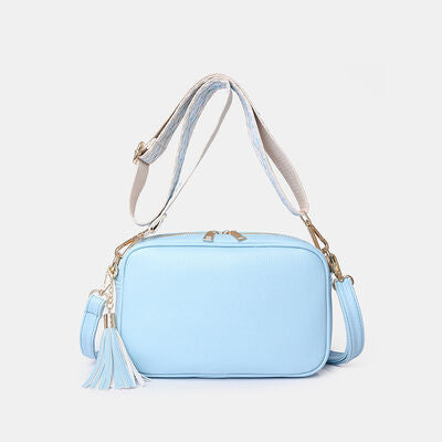 BEAUTIFUL I AM Tassel PU Leather Crossbody Bag