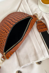 BEAUTIFUL I AM PU Leather Sling Bag with Small Purse