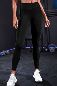 BEAUTIFUL I AM Wide Waistband Sports Leggings Active Wear