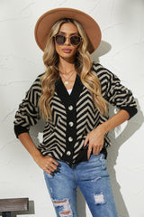 BEAUTIFUL I AM V-Neck Button-Down Cardigan