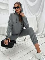 BEAUTIFUL I AM Sports Active Wear Hoodie and Joggers Set