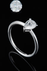 BEAUTIFUL I AM 1 Carat Moissanite Jewelry 925 Sterling Silver Solitaire Ring