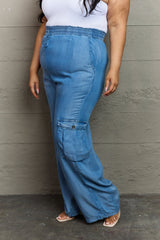 BEAUTIFUL I AM GeeGee Out Of Site Full Size Denim Cargo Pants