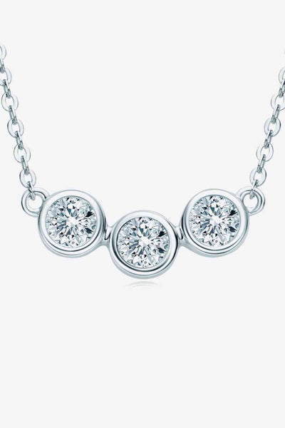 BEAUTIFUL I AM Find Your Center Moissanite Jewelry Necklace