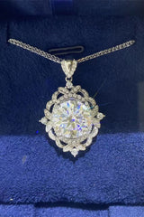 BEAUTIFUL I AM 5 Carat Moissanite Jewelry 925 Sterling Silver Necklace