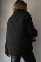 BEAUTIFUL I AM Collared Neck Vest Jacket with Pockets