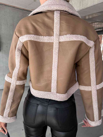 BEAUTIFUL I AM Collared Buckle Detail Jacket