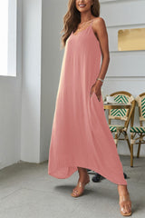 BEAUTIFUL I AM Spaghetti Strap Maxi Dress