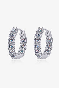 BEAUTIFUL I AM 1.8 Carat Moissanite Jewelry Hoop Earrings