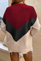 BEAUTIFUL I AM Round Neck Dropped Shoulder Sweater