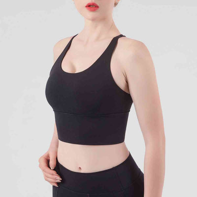 BEAUTIFUL I AM Crisscross Sports Bra