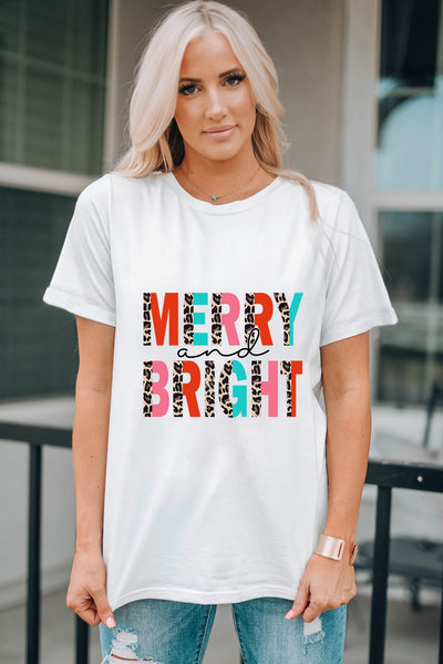 BEAUTIFUL I AM MERRY AND BRIGHT Graphic T-Shirt