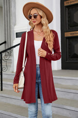 BEAUTIFUL I AM Long Sleeve Open Front Cardigan